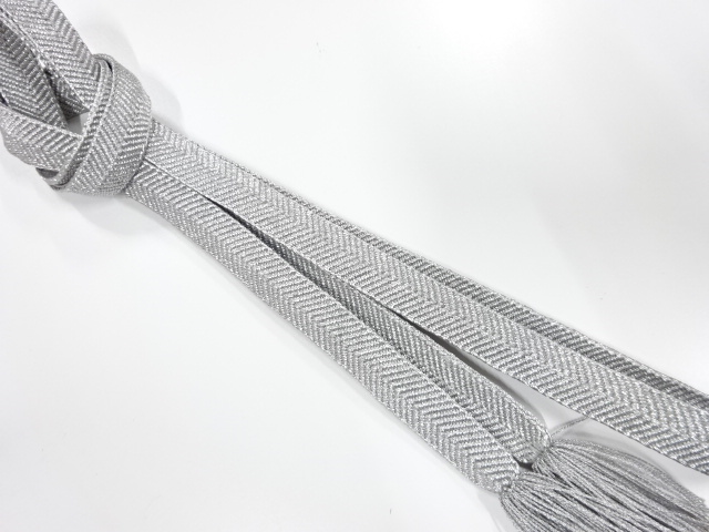 正絹　撚り房　手組帯締め